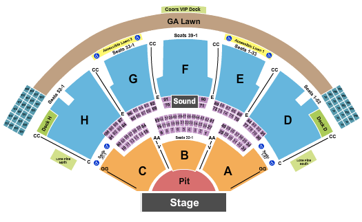 Ruoff Music Center Keith Urban Seating Chart